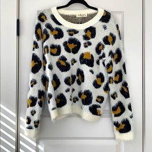 Cheetah print sweater